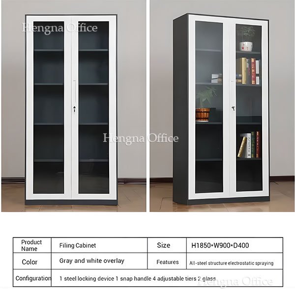 Why Businesses Prefer Lockable Glass Door Cabinets for Secure File Storage