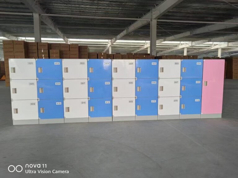 Lightweight ABS Plastic Locker 3×3 Tier for Gym | Impact-Resistant Fitness Storage CE OEM